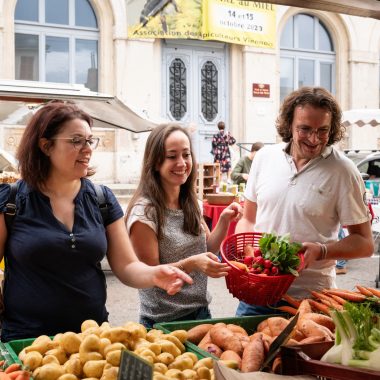 © Saturday market in Vienne - <em>InstapadesStudio</em>