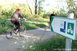 Cycling road in Ardèche-Hermitage