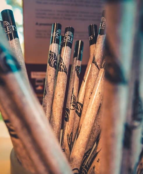 Crayons souvenirs à l'Office de tourisme de Vienne