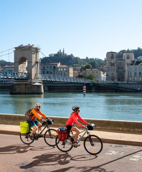 venir en vélo - InstapadesStudio - how to get to Vienne